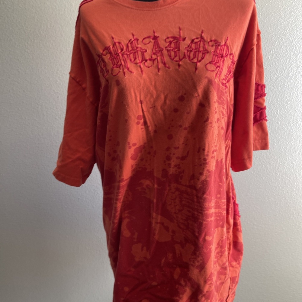 Black Label Premium Men T Shirt Size 2X Orange
